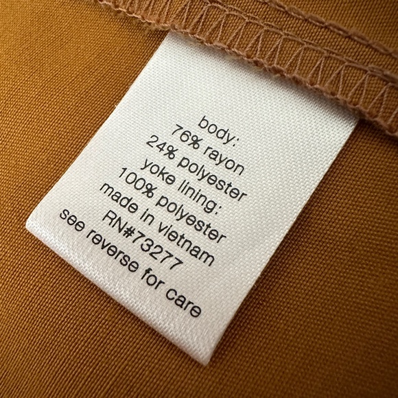 Elizabeth & James Dark Gold Mustard Oversized Double Breasted Blazer XS - Picture 7 of 10